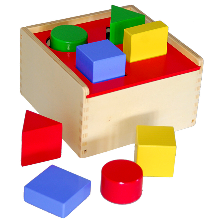 Beluga Holz Steckbox mit acht verschiedenen Steckformen