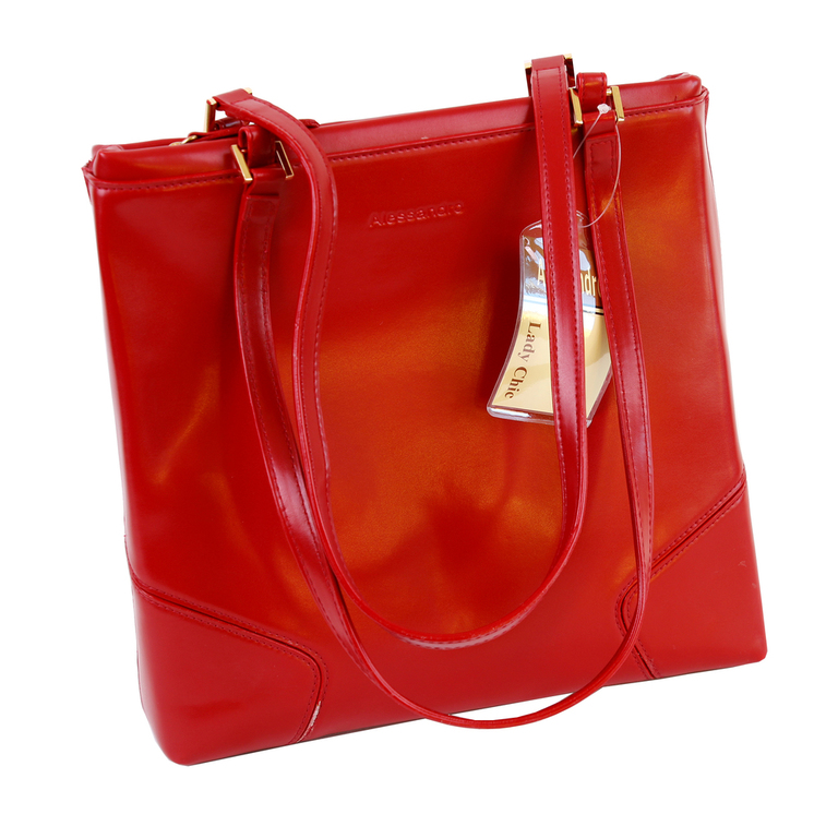 Rote Handtasche aus der Alessandro Lady Chic Collection