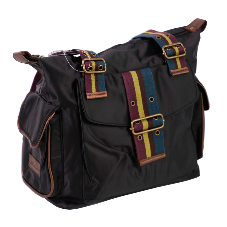 Sportliche Handtasche in Schwarz aus der Alessandro City Sport Collection