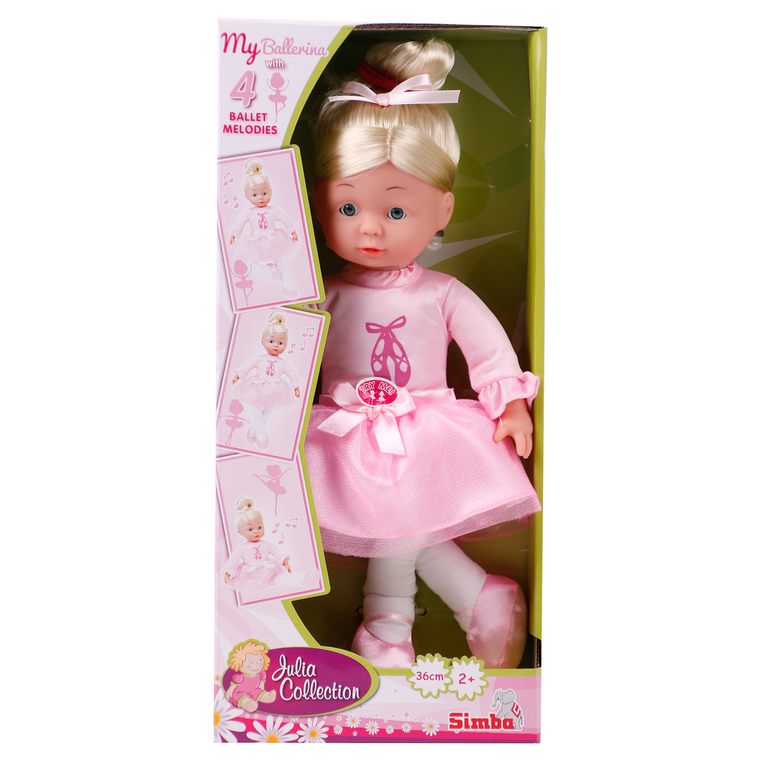 Simba Julia Collection Ballerina 36 cm Weichkörperpuppe