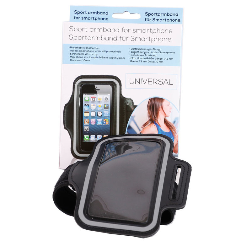 Sport Armband für Smartphone Universal bis 142 x 73 x 10 mm