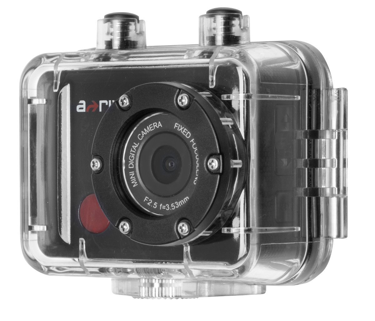 a-rival Action Cam 'aQtion Cam RC' AQN6R - Full HD Kamera mit Fernbedienung, 5 Megapixel, 2 Zoll TFT, USB 2.0, Mikrofon, wasserd