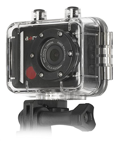 a-rival Action Cam 'aQtion Cam RC' AQN6R - Full HD Kamera mit Fernbedienung, 5 Megapixel, 2 Zoll TFT, USB 2.0, Mikrofon, wasserd