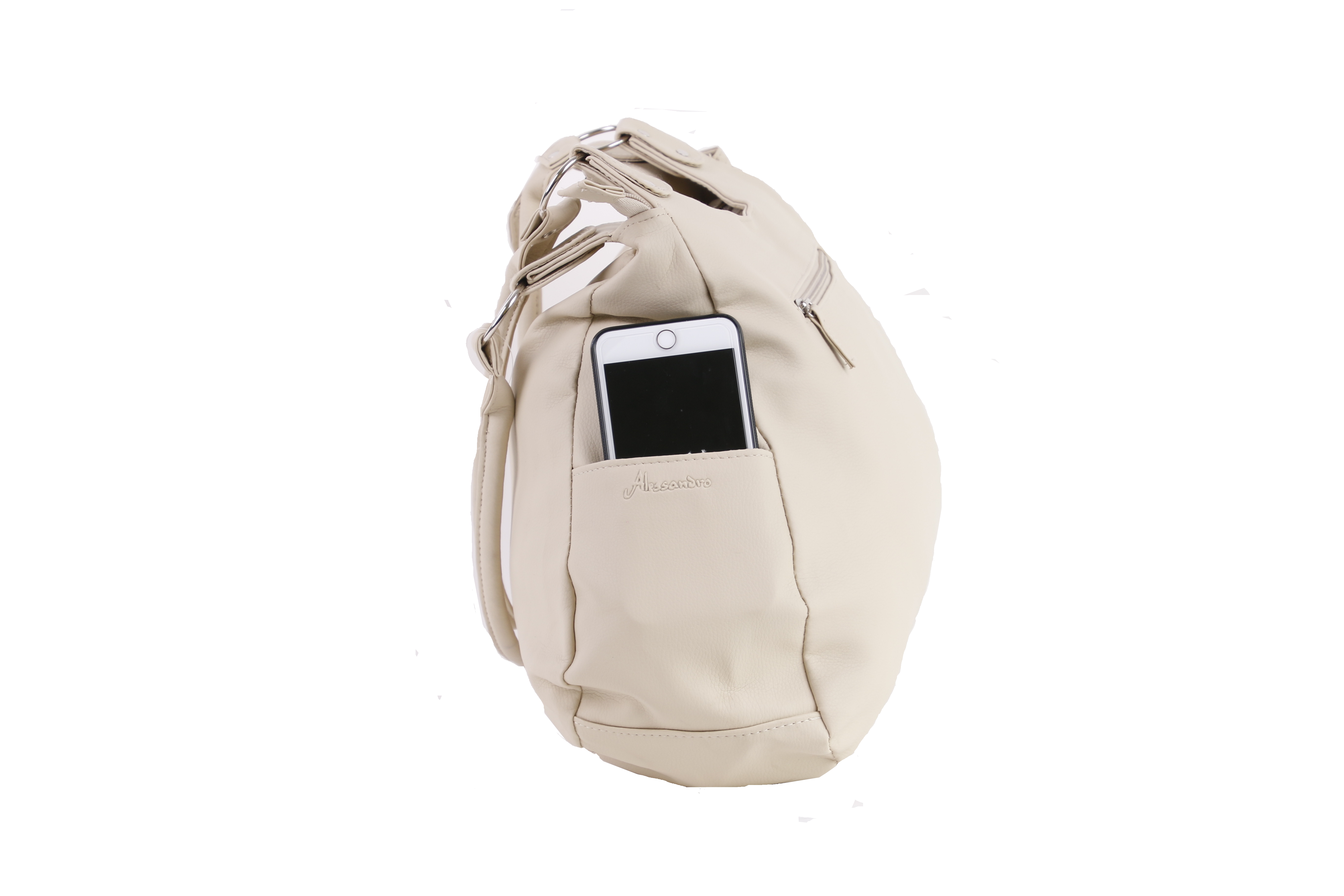 Damenhandtasche von ALESSANDRO in Beige