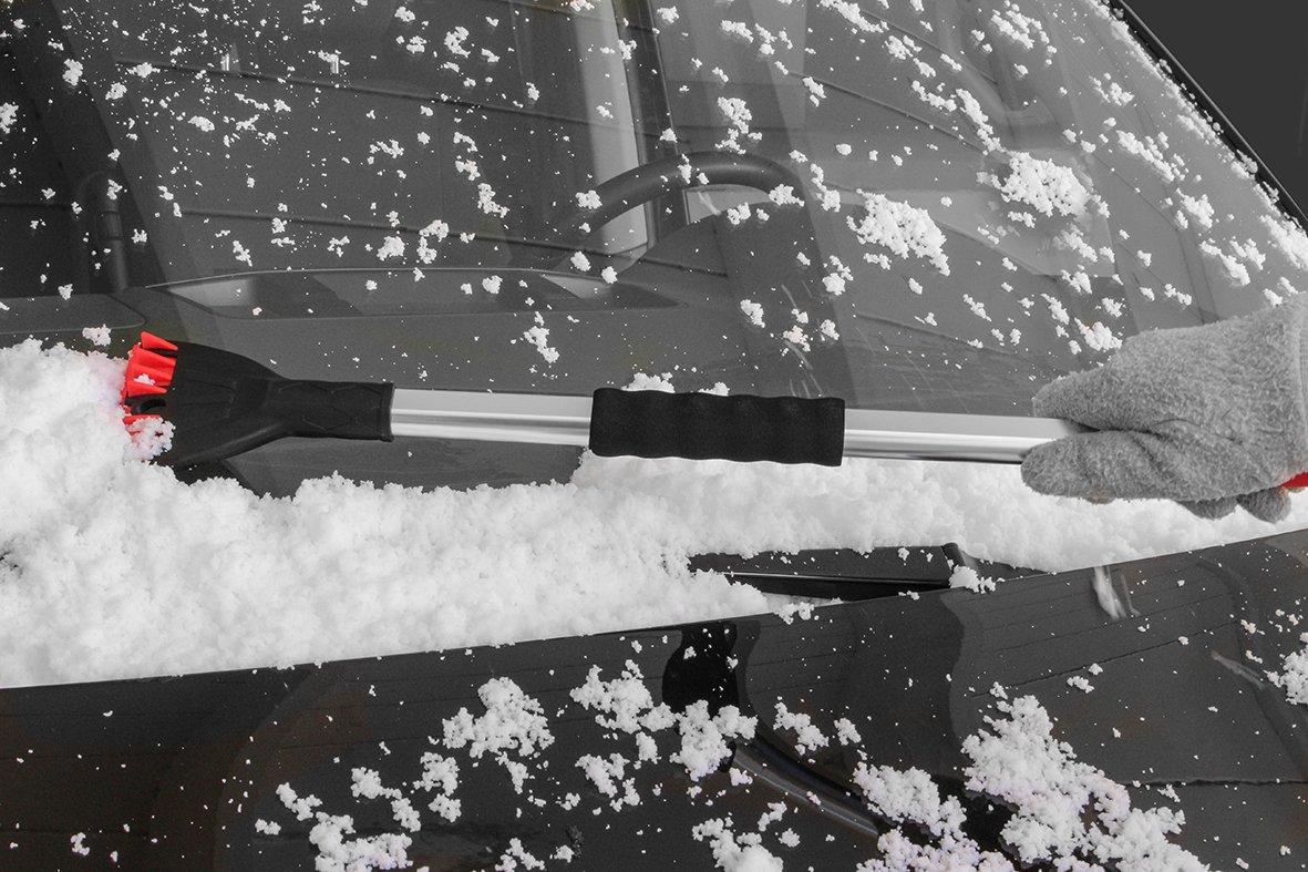 Deluxe Eiskratzer mit Soft Schneeschieber