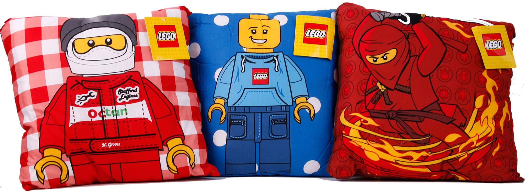 Kissen Lego man gefüllt 45 x 45 cm