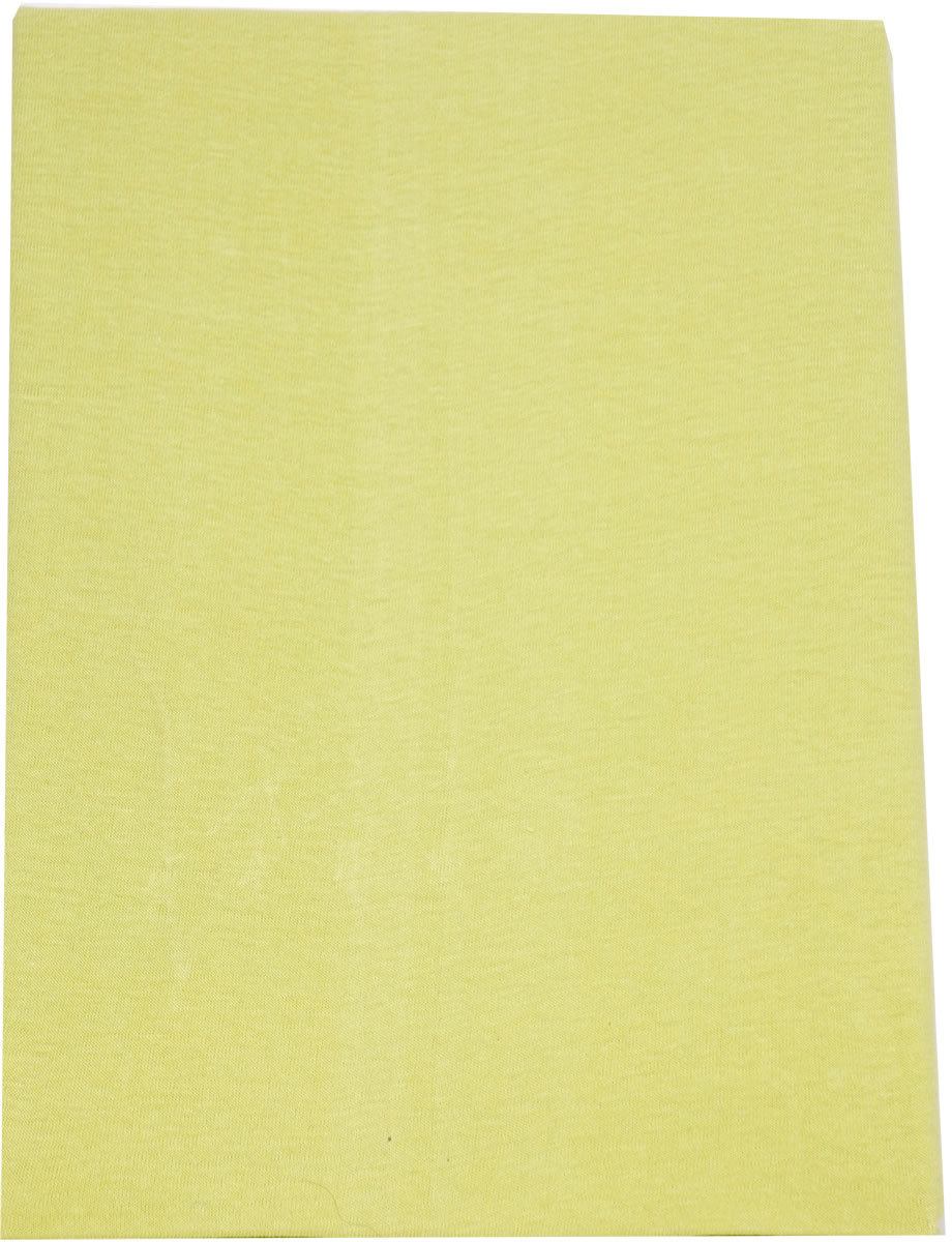 Home Ideas  Jersey Spannbettlaken 90 - 100 x 200cm - 100% Baumwolle mittel grün