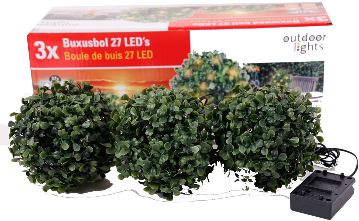Outdoor Lights Solar buxus 9 LED, 33 x 16 cm