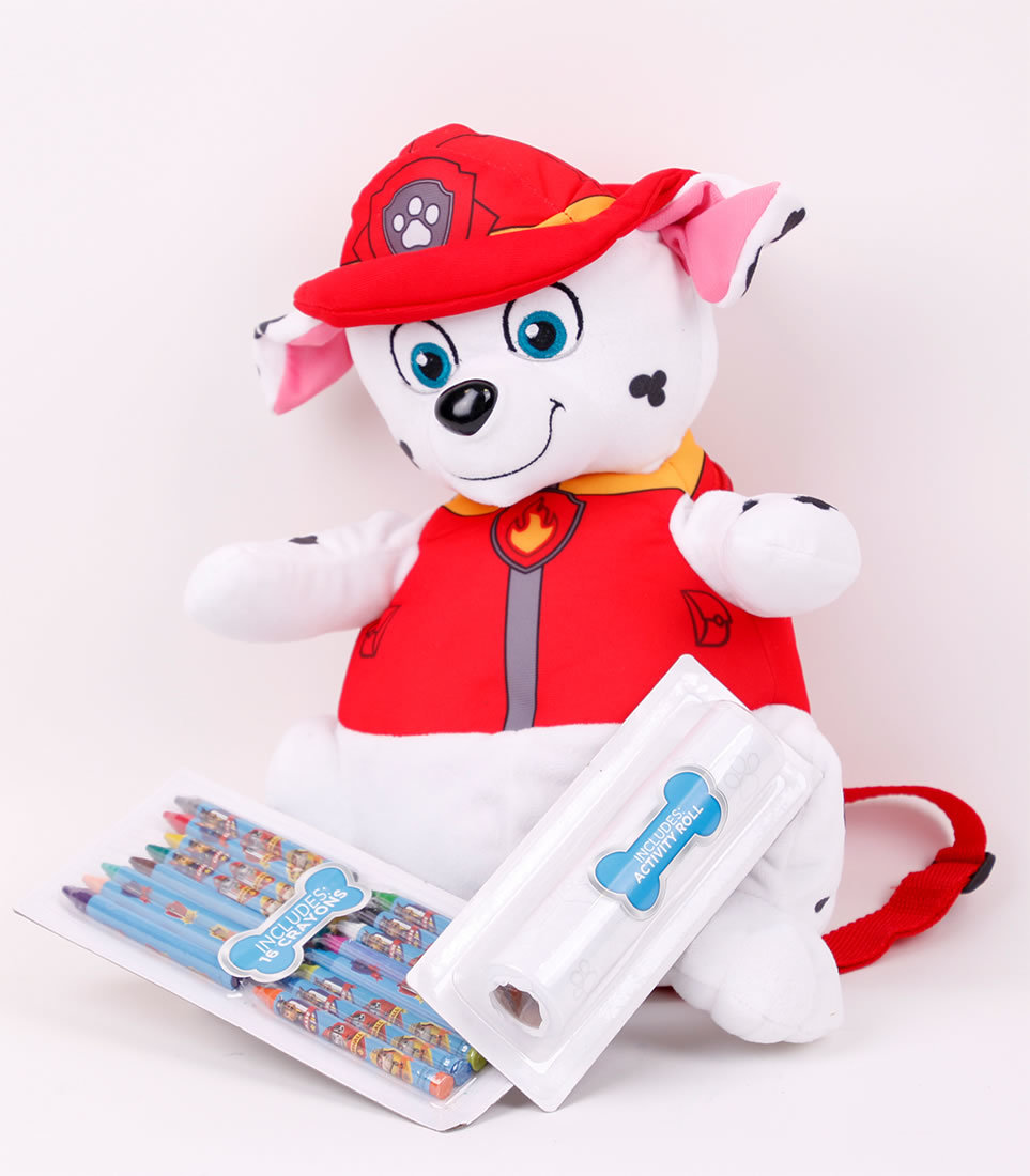 Paw Patrol Weich geformte Plüsch Rucksack (rot)