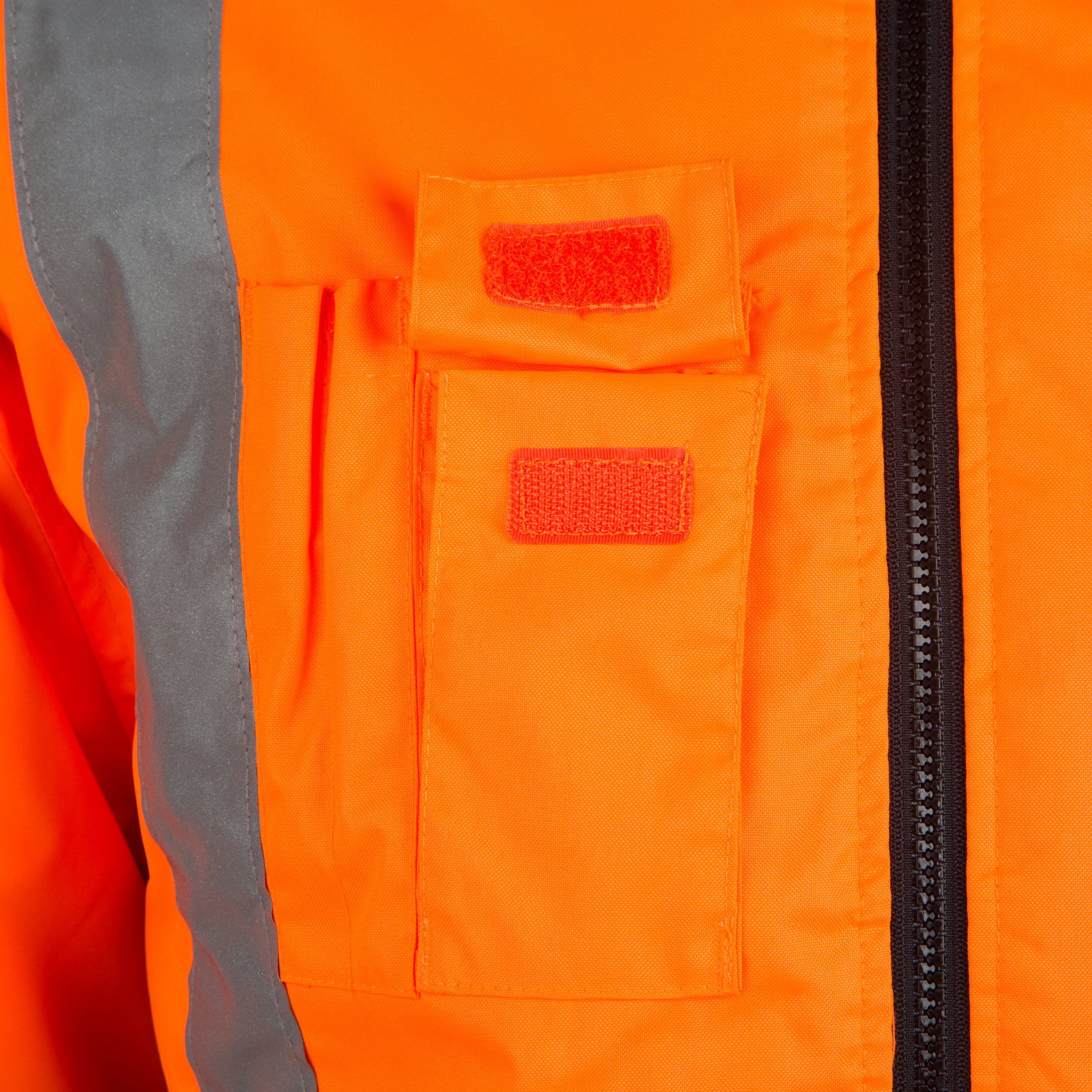 Workwear Warn- und Wetterschutzjacke, Style U-W 19, Farbe:leuchtorange-marine