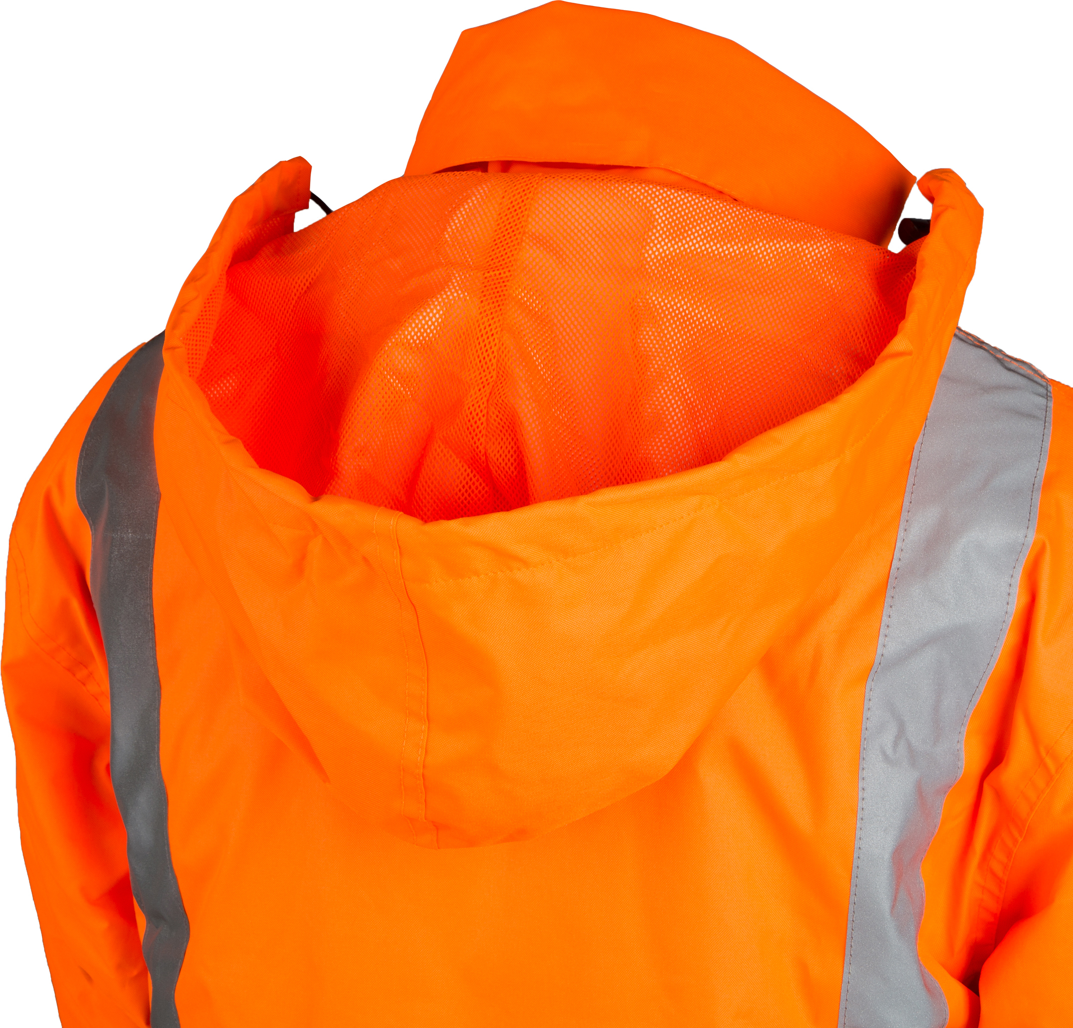 Workwear Warn- und Wetterschutzjacke, Style U-W 19, Farbe:leuchtorange-marine