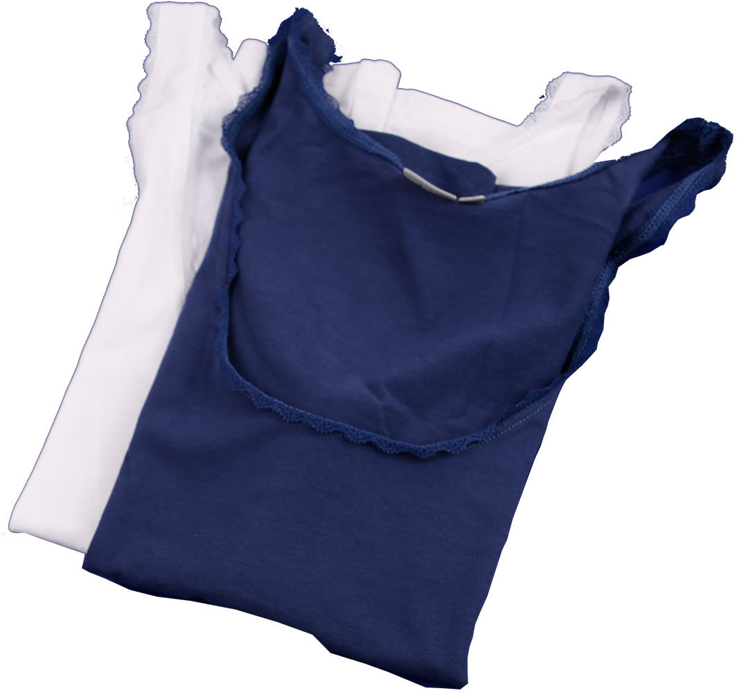 Damen Unterhemd 2er Pack in verschiedenen Farben