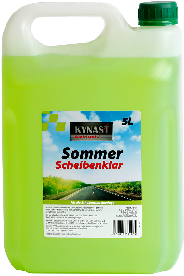 Sommer Scheibenklar Reiniger für Scheibenwaschanlage 5 Liter