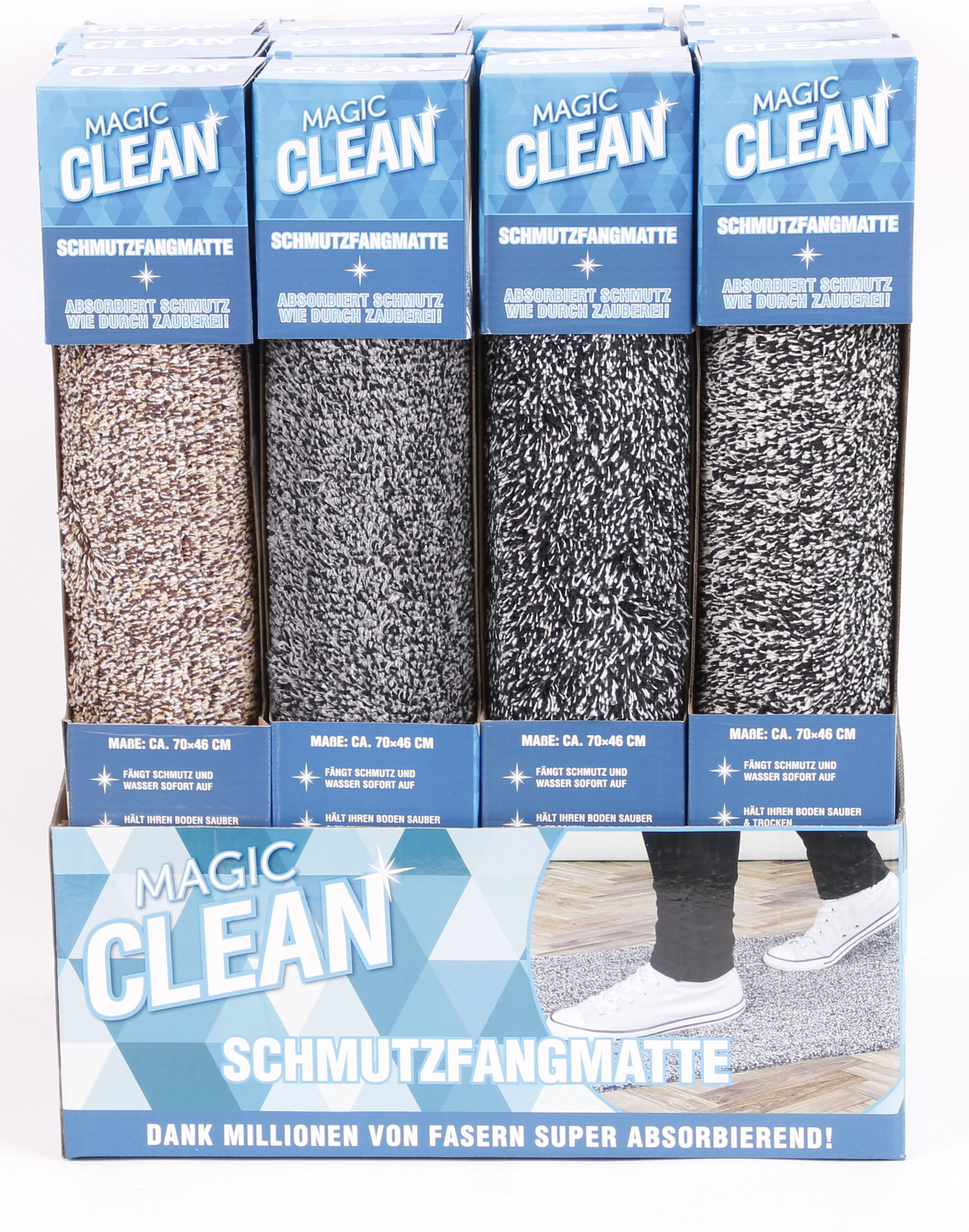 Fussmatte-Schmutzfangmatte Magie Clean 70x46cm