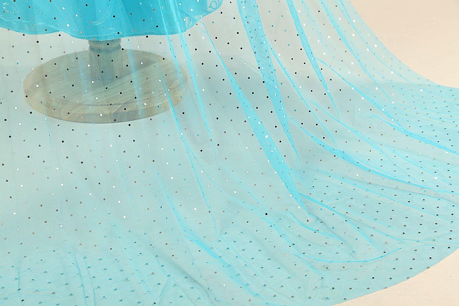 Katara 1099 - Frozen ELSA Eiskönigin Kleid Kostüm Verkleidung, Mädchen Kind, Fasching Karneval